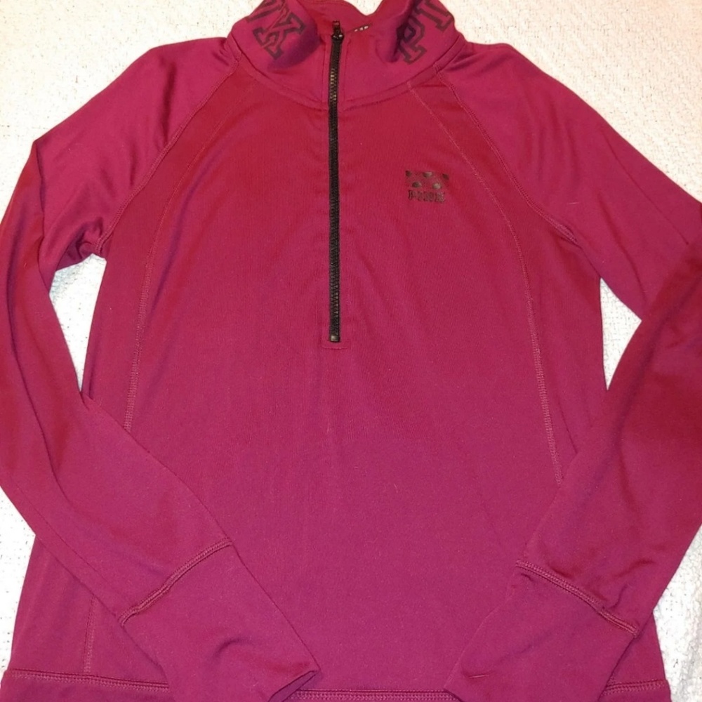 Vs pink ultimate half zip